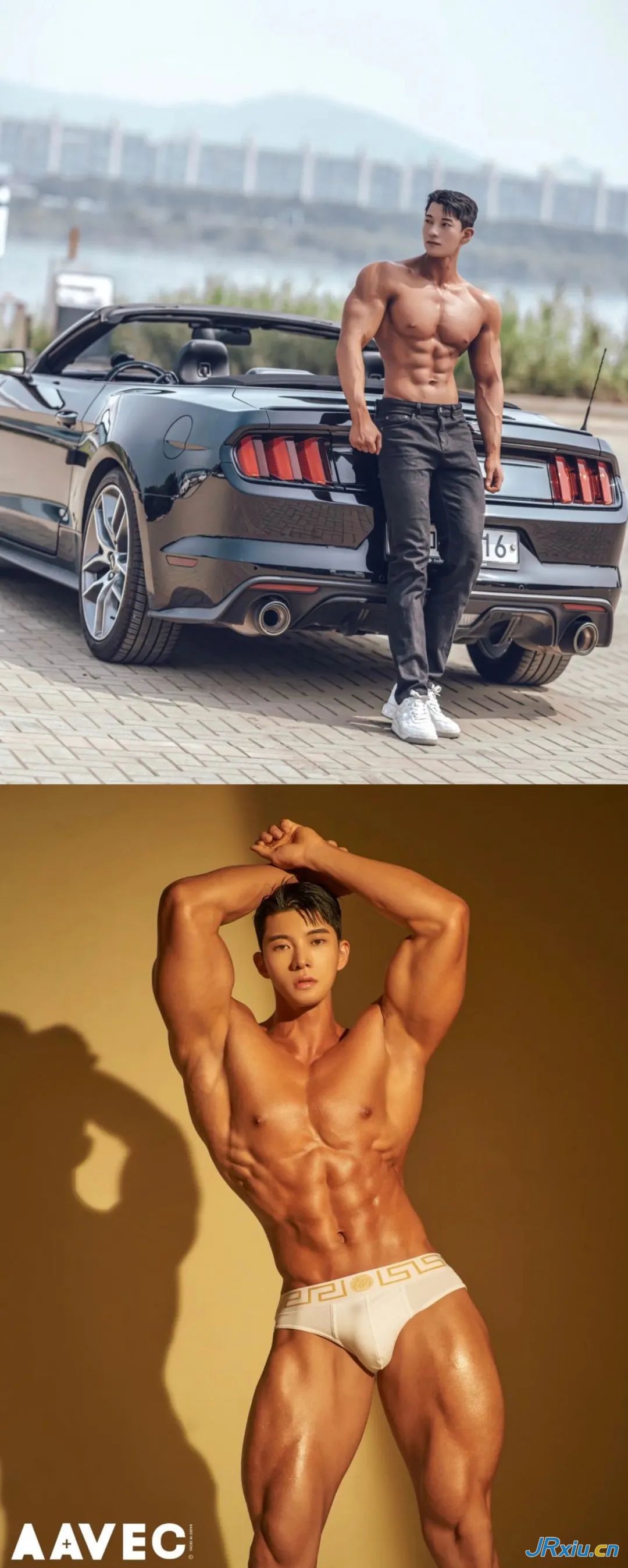 韩国健身肌肉帅哥